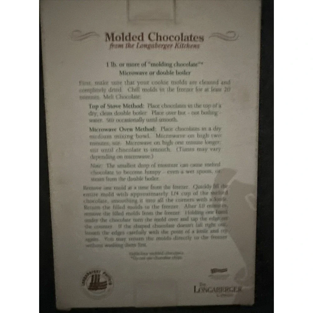 VTG Longaberger‎ Pottery 1992 Santa Claus Cookie Mold Christmas Decor 7
